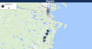 Glympse being utilized for The Swedish Electric Car Championship 2024.